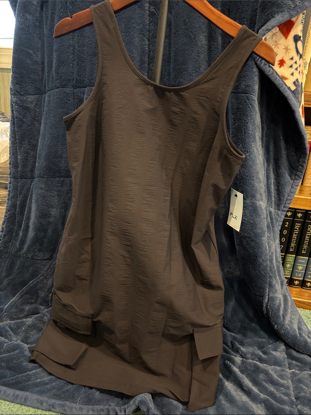 NWT FLX Black Tank Athletic Dress Women’s XS Tennis Golf Activewear